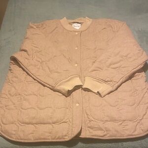 Madewell Quilted Oversized Bomber Jacket size: X4